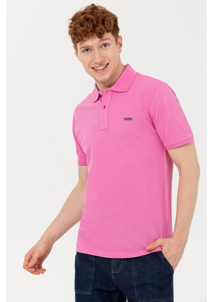 Erkek Pembe Basic T-Shirt 50251701-VR041