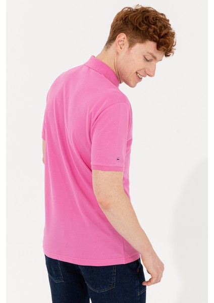 Erkek Pembe Basic T-Shirt 50251701-VR041