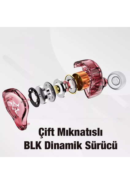 Kulakiçi Fro Nb3 Dual Superbass 3.5mm Kablolu Gaming Oyuncu Kulaklığı