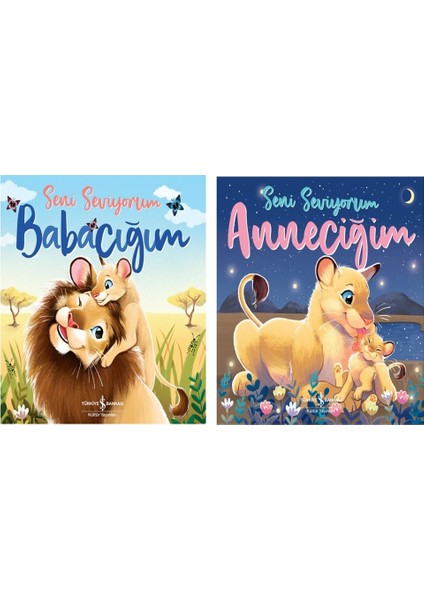 Seni Seviyorum Anneciğim – Seni Seviyorum Babacığım – Stephanie Moss 2 Kitap Set