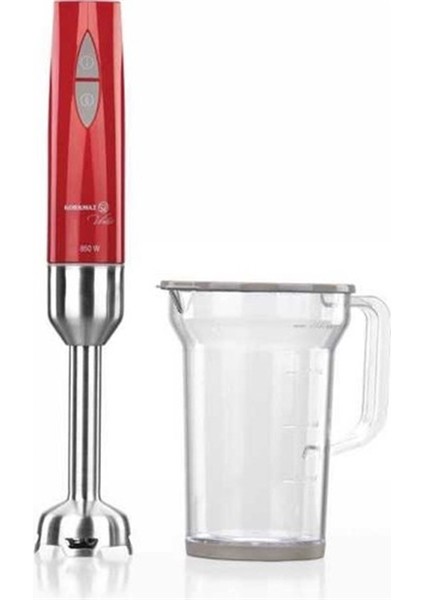 A444-04 Vertex Duo Blender Set Inox/kırmızı