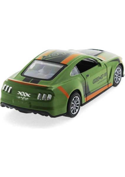 Die Cast Çek Bırak Metal Yeşil Yarış Arabası