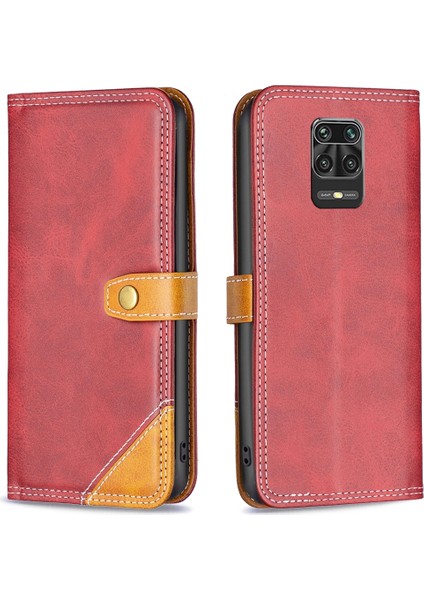 Xiaomi Redmi Için Deri Kılıf Note 9 Pro Max Red (Yurt Dışından)