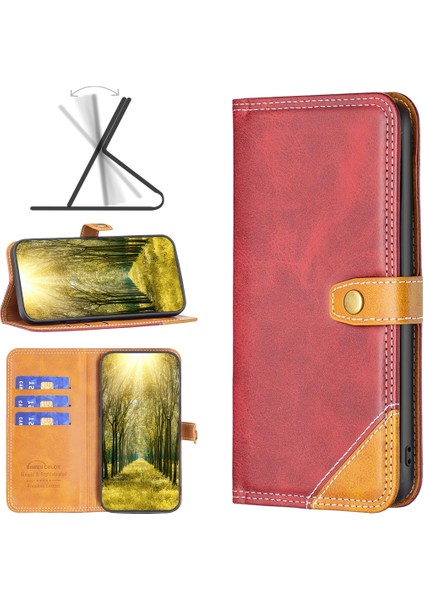 Xiaomi Redmi Için Deri Kılıf Note 9 Pro Max Red (Yurt Dışından) modelleri