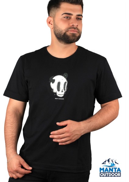 Mnt 2307-1 Kuru Kafa Baskılı Erkek T-Shirt indirimleri
