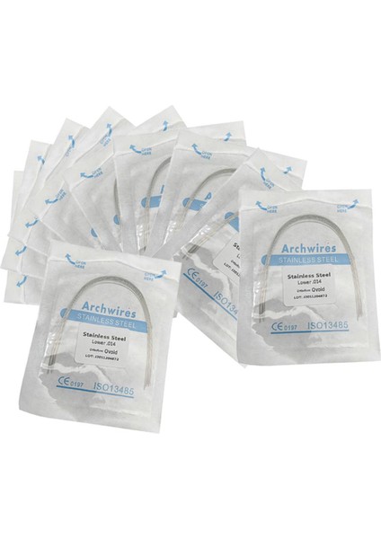 10'lu Diş Ortodontik Süper Elastik Paslanmaz Çelik Yuvarlak Kemer Tel 014 (Yurt Dışından) fiyatları