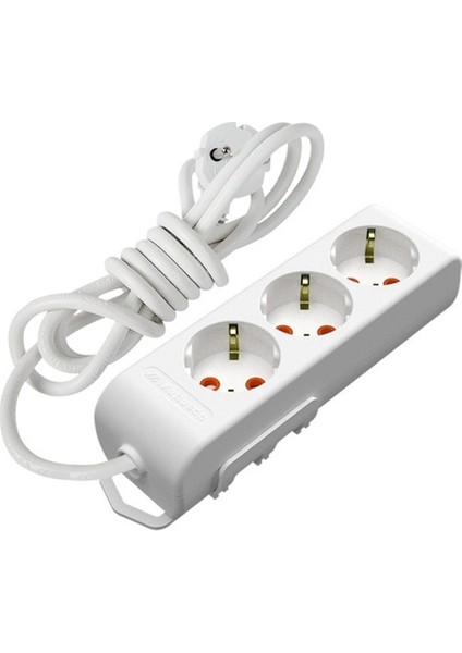 Multi-Let Üçlü 3 Lü Grup Priz 2 Metre Topraklı Çocuk Korumalı