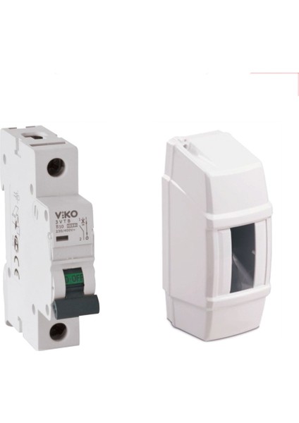 B Tipi 10 Amper Tekli Sigorta + Tekli Sigorta Kutusu