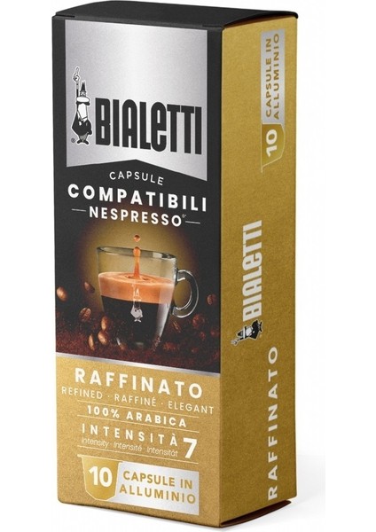 Caffe Raffinato Alüminyum Nespresso Uyumlu 10'lu Kapsül Kahve (96080350)