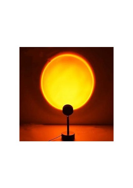 Gün Batımı Lamba LED Üçgen Braketi Masa Lambası (Yurt Dışından)