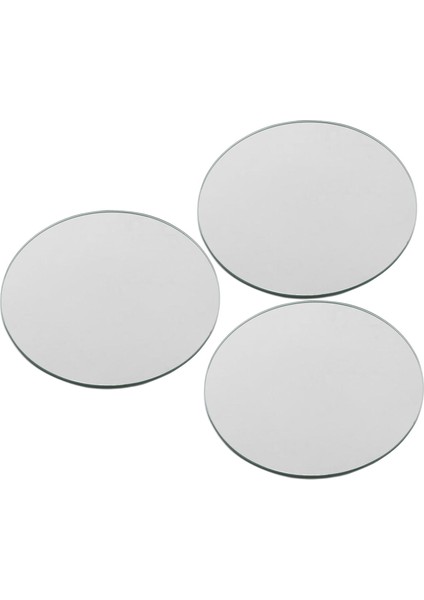 Akrilik Yuvarlak Ayna Plaka Mum Tabağı (Yurt Dışından)