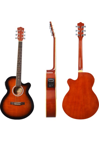 Gitar Akustik Extreme Sahne Gitarı (XAC45EQ4BS)