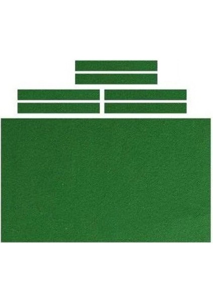 Bilardo Havuz Masa Decloth 7ft/8ft/9ft Havuz Masa Külük Pad Yün Karışımı Ön Kesim 8ft Yeşil (Yurt Dışından)