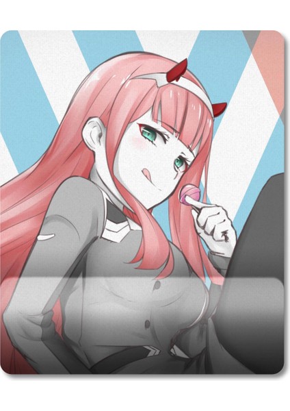 Darling In The Franxx - Zero Two Bilek Destekli Mousepad Model - 3