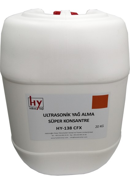 HY-138 Cfx Süper Konsantre Yağ Alma Deterjanı