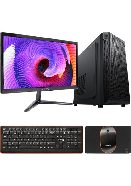 TX1203 Intel Core I3 2100 8GB Ram 256GB SSD 18.5'' Monitör Freedos Masaüstü Ofis Bilgisayarı