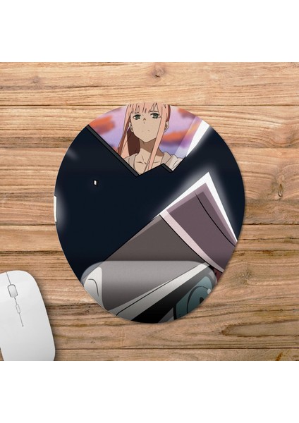 Darling In The Franxx Bilek Destekli Mousepad Model - 4 Oval