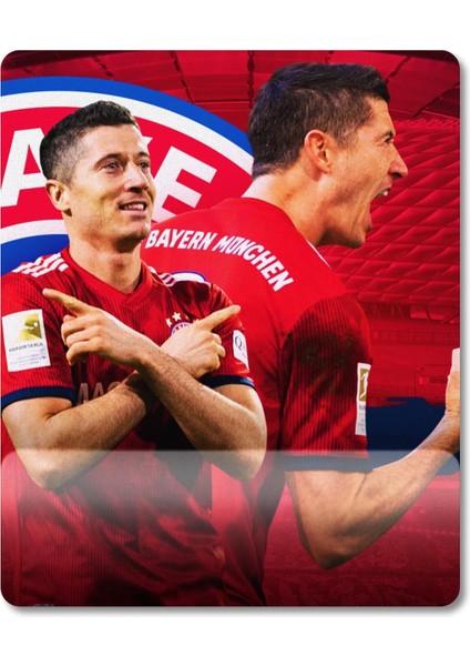 Robert Lewandowski Bilek Destekli Mousepad Model - 1