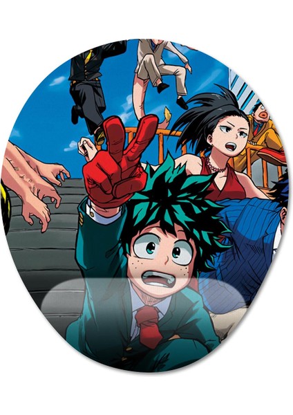 My Hero Academia Bilek Destekli Mousepad Model - 5 Oval