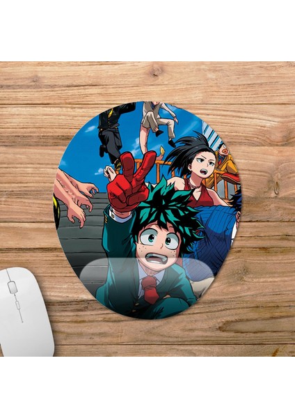 My Hero Academia Bilek Destekli Mousepad Model - 5 Oval