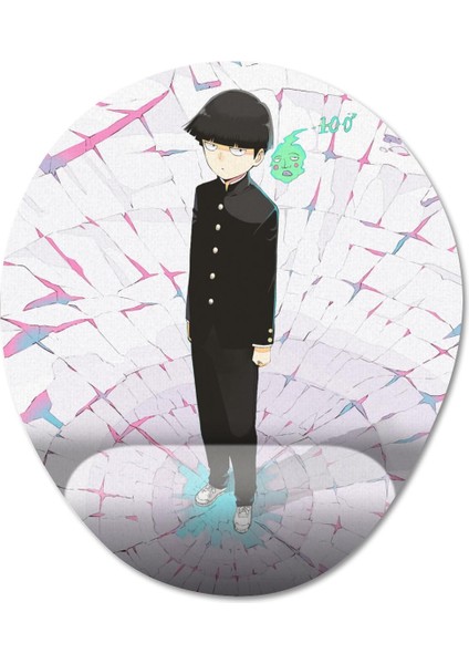 Mob Psycho 100 Bilek Destekli Mousepad Model - 1 Oval