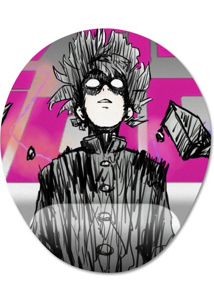 Mob Psycho 100 Bilek Destekli Mousepad Model - 4 Oval