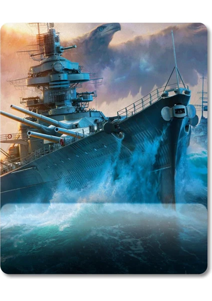 World Of Warships Bilek Destekli Mousepad Model - 3