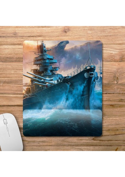 World Of Warships Bilek Destekli Mousepad Model - 3