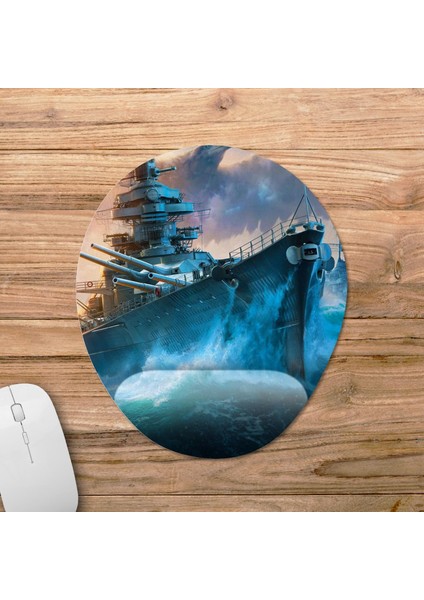 World Of Warships Bilek Destekli Mousepad Model - 3 Oval fiyatları