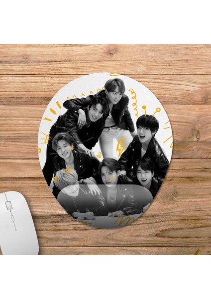 Bts Bilek Destekli Mousepad Model - 1 Oval fiyatları