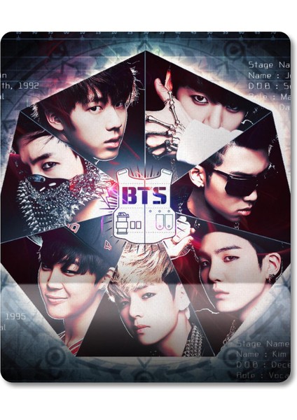Bts Bilek Destekli Mousepad Model - 2