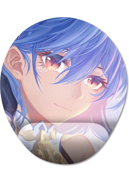 Genshin Impact - Ganyu Bilek Destekli Mousepad Model - 1 Oval