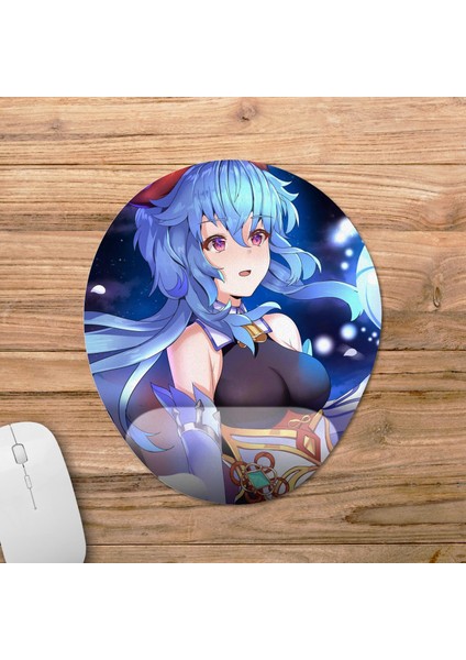 Genshin Impact - Ganyu Bilek Destekli Mousepad Model - 2 Oval fiyatları