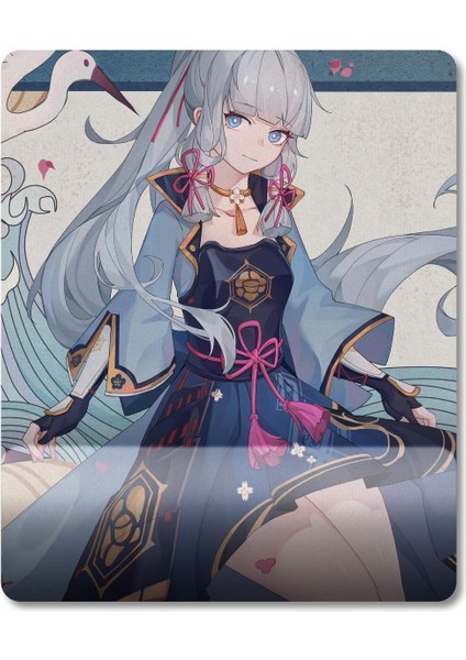 Genshin Impact - Kamisato Ayaka Bilek Destekli Mousepad Model - 3