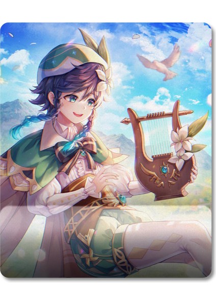 Venti - Genshin Impact Bilek Destekli Mousepad Model - 3