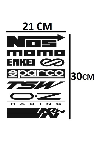 Performans Markalar Oto Sticker