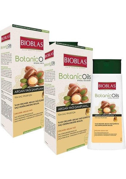 Botanic Oils Argan Yağı Şampuan 360 Ml X 2 Adet