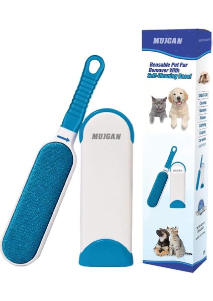 2'li Set Kedi-Köpek Tüy Toplama Fırça Seti + Kedi Köpek Tüy Toplama Eldiveni fiyatları
