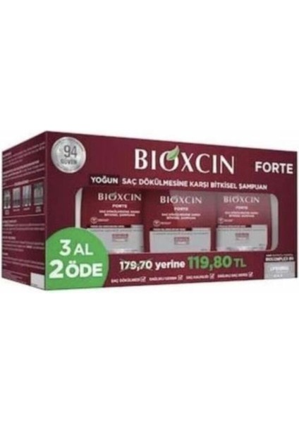Bioxcın Fort 3 Al 2 Öde Şampuan