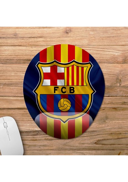 Barcelona Bilek Destekli Mousepad Model - 1 Oval