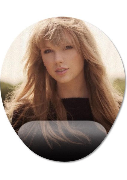Taylor Swift Bilek Destekli Mousepad Model - 2 Oval