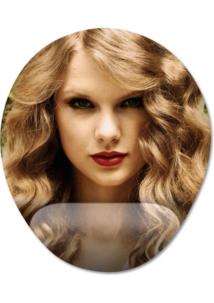Taylor Swift Bilek Destekli Mousepad Model - 3 Oval