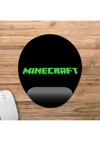 Minecraft Bilek Destekli Mousepad Model - 3 Oval