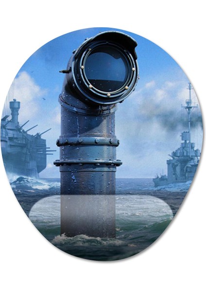 World Of Warships Bilek Destekli Mousepad Model - 4 Oval