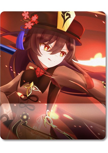 Hu Tao - Genshin Impact Bilek Destekli Mousepad Model - 2