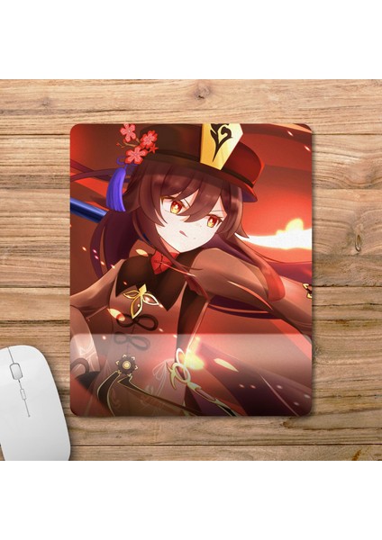 Hu Tao - Genshin Impact Bilek Destekli Mousepad Model - 2 fiyatları