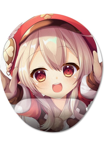 Klee - Genshin Impact Bilek Destekli Mousepad Model - 1 Oval
