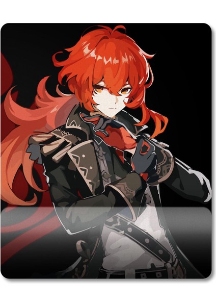Diluc - Genshin Impact Bilek Destekli Mousepad Model - 1