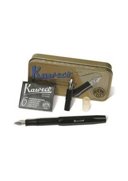 Kalıgrafı Kalemı Kaweco Perkeo S Uc Set SIYAH(812)