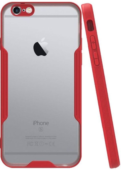 Apple iPhone 6 Tam Korumalı Renkli Kenarlı Parfe Kılıf Ekran Koruyucu